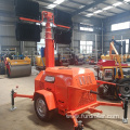 7m Diesel Generator Manual High Mast Mobile Light Tower